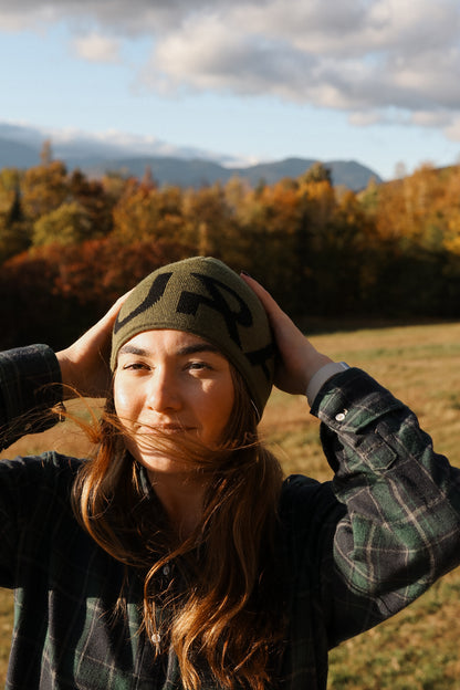 Merino Wool Logo Beanie